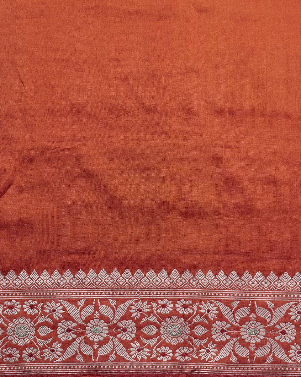 Rust_Handloom_Banarasi_Baluchari_Saree_with_Elephant_Pallu_WeaverStory_05