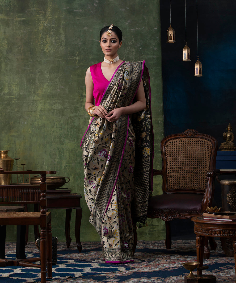 Handloom_Black_Pure_Katan_Silk_Banarasi_Saree_with_Meenakari_Patola_Jaal_WeaverStory_02