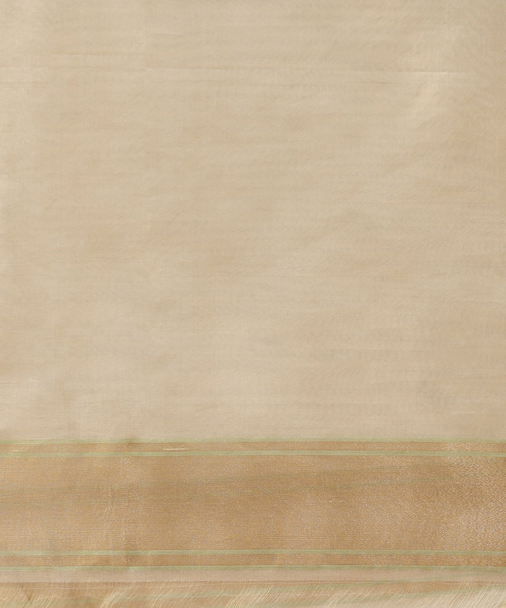 Beige_Handloom_Kora_Cotton_Banarasi_Saree_With_Kamal_Zari_Jaal_WeaverStory_05