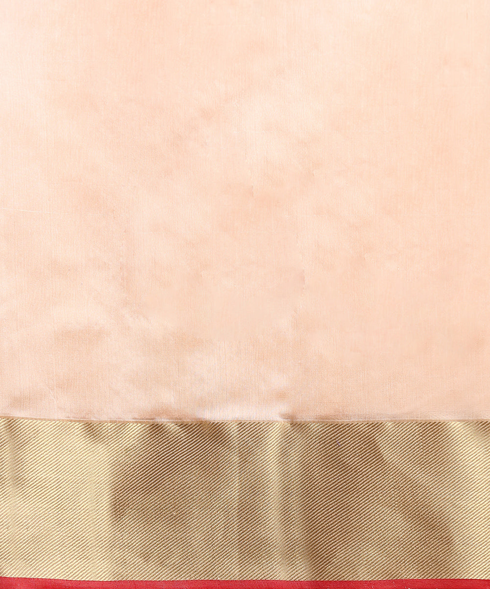 Handloom_Peach_Striped_Silk_Chanderi_Saree_with_Gold_Zari_Border_WeaverStory_05