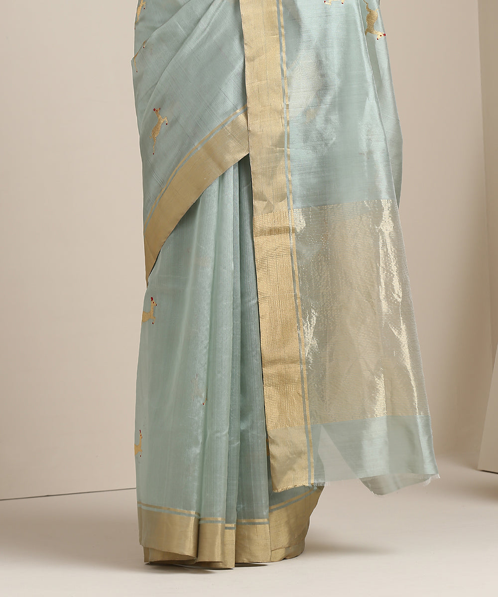 Handloom_Powder_Blue_Silk_Chanderi_Saree_with_Deer_Motif_WeaverStory_04