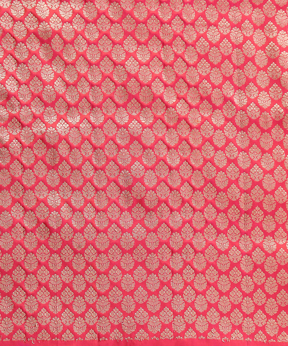 Handloom_Pink_Pure_Katan_Silk_Banarasi_Saree_with_Kadhwa_Booti_WeaverStory_05