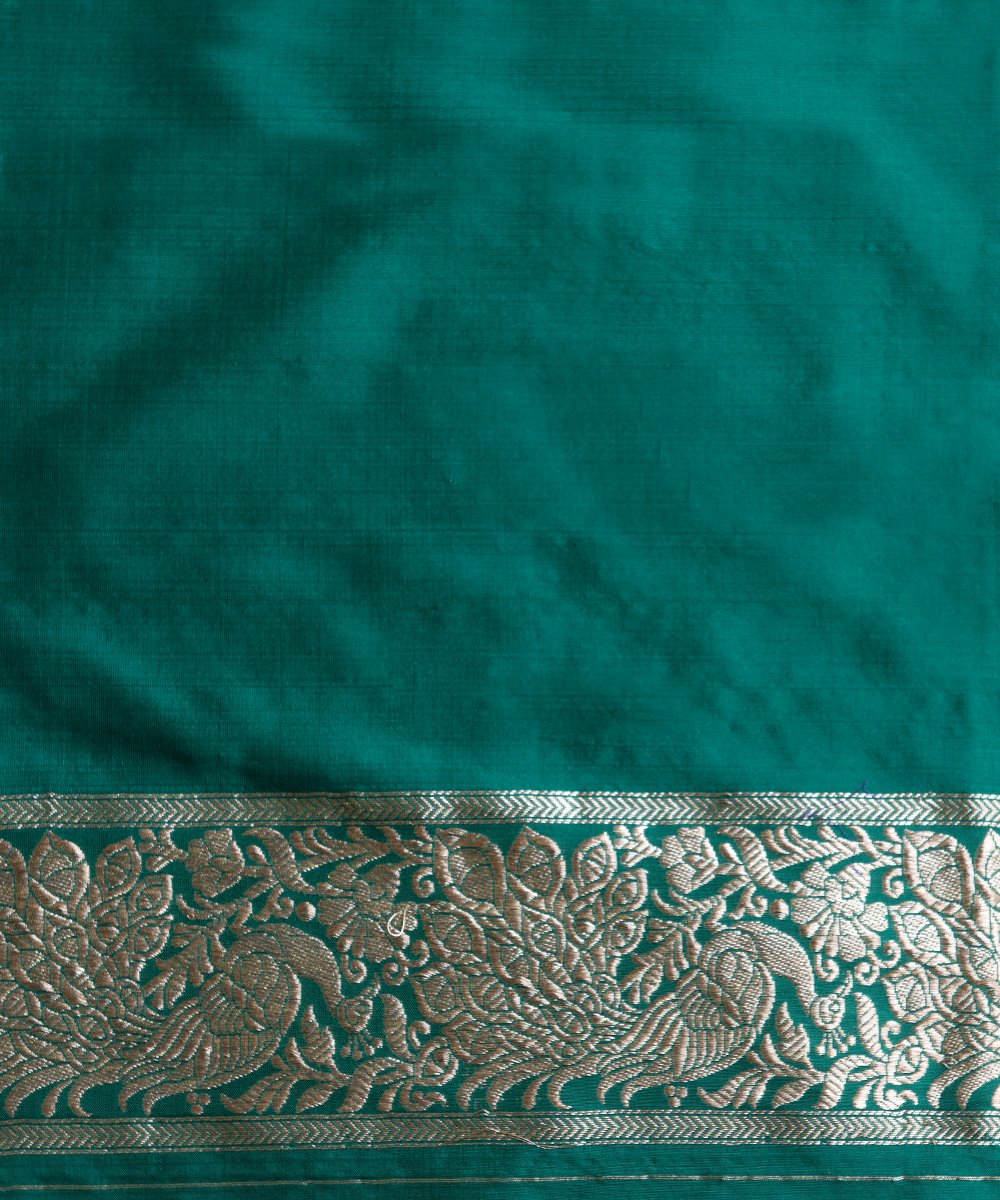 Green_Handloom_Kadhwa_Banarasi_Meenakari_Shikargah_Saree_WeaverStory_05