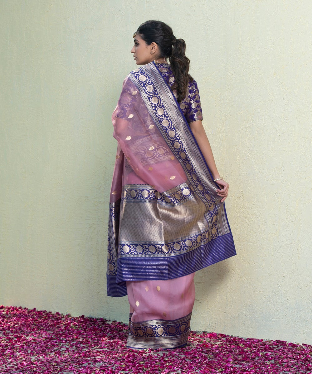Purple_Handloom_Kora_Silk_Banarasi_Saree_With_Dark_Purple_Border_WeaverStory_03