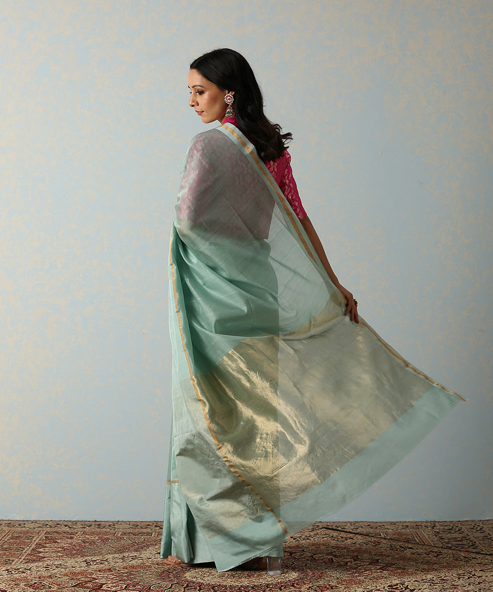 Handloom_Powder_Blue_Chanderi_Saree_With_Mashroo_Border_WeaverStory_03