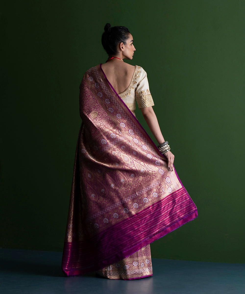 Purple_Handloom_Pure_Katan_Silk_Brocade_Banarasi_Saree_With_Heavy_Pallu_WeaverStory_03