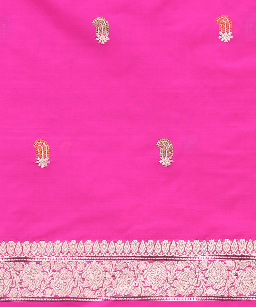 Wine_Handloom_Pure_Katan_Silk_Kimkhab_Banarasi_Saree_with_Plum_Selvedge_WeaverStory_05