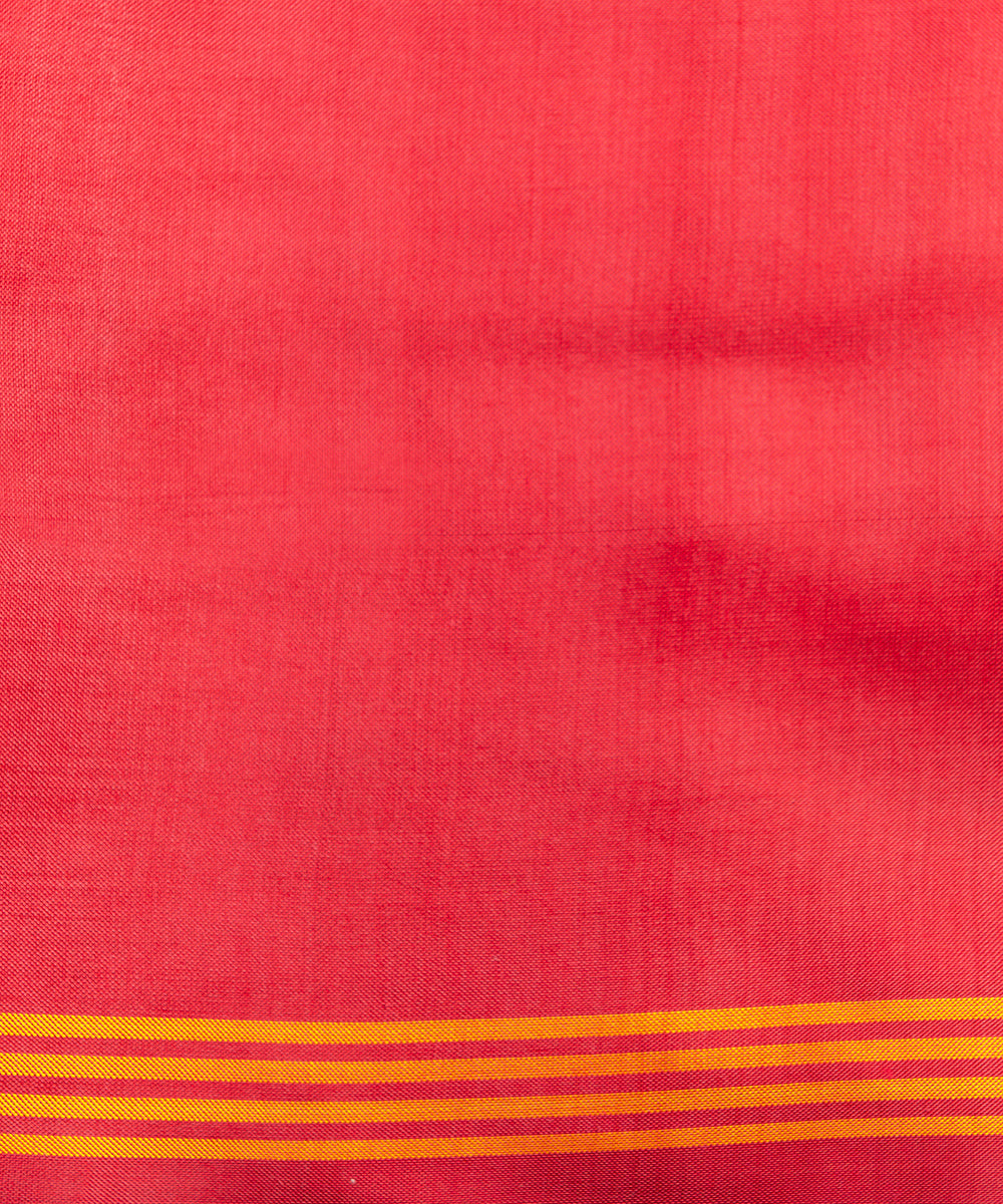 Handloom_Mustard_Mulberry_Silk_Patola_Saree_with_Red_Border_WeaverStory_05
