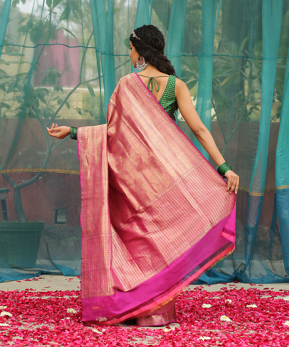 Purple_Handloom_Kimkhab_Pure_Katan_Silk_Banarasi_Saree_With_Mustard_Blouse_WeaverStory_03