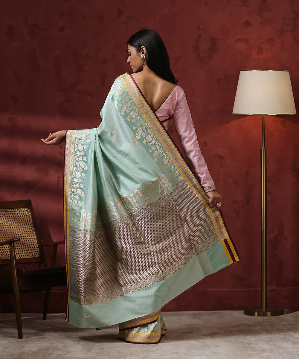 Handloom_Light_Blue_Pure_Katan_Silk_Banarasi_Saree_WeaverStory_03