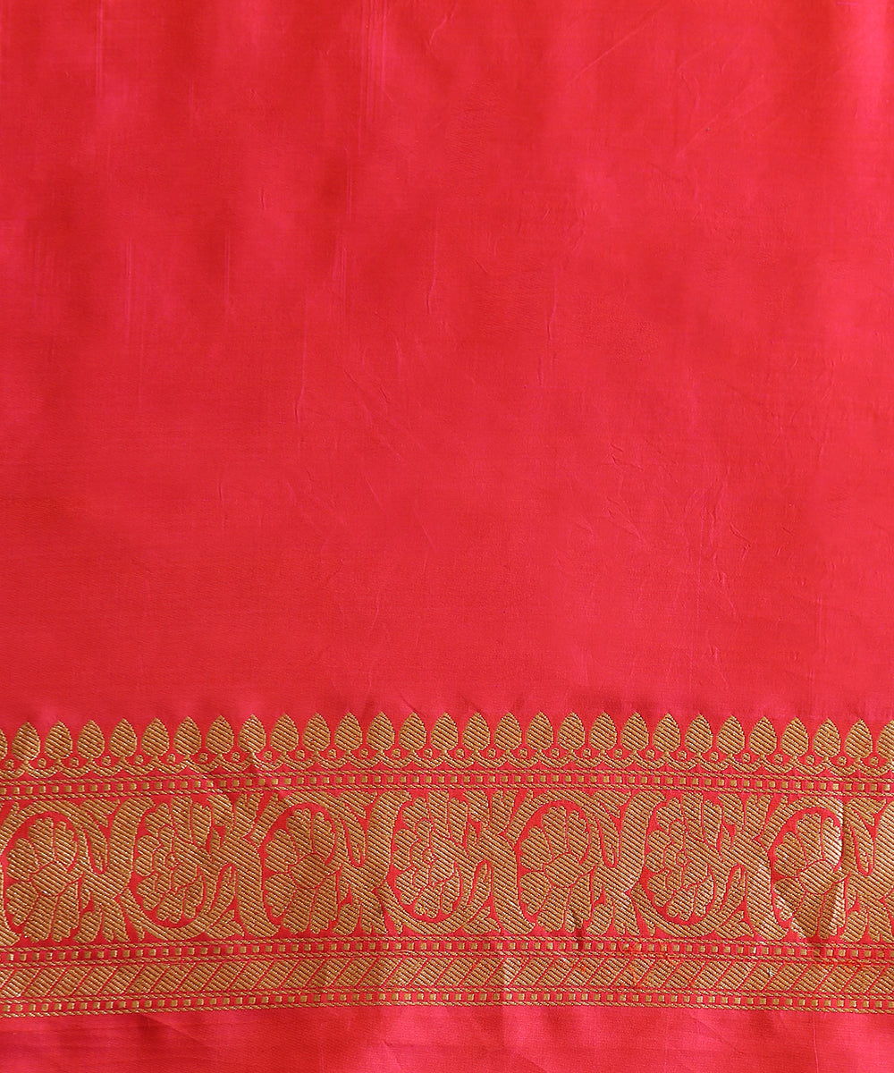 Handloom_Hot_Pink_And_Orange_Pure_Katan_Silk_Chaand_Boota_Banarasi_Saree_WeaverStory_05