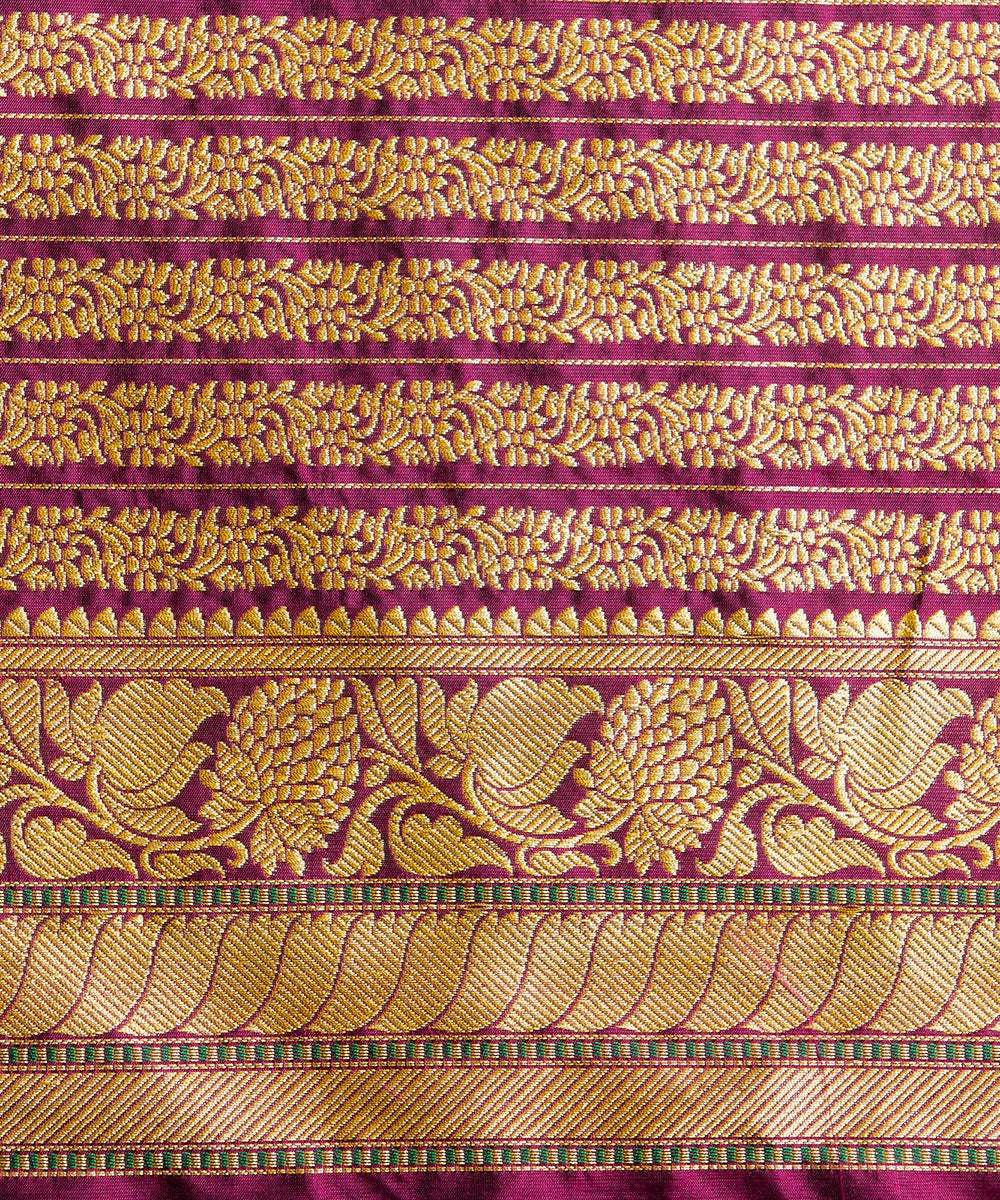 Purple_Handloom_Kadhwa_Booti_Pure_Katan_Silk_Banarasi_Saree_With_Gold_And_Silver_Zari_WeaverStory_05