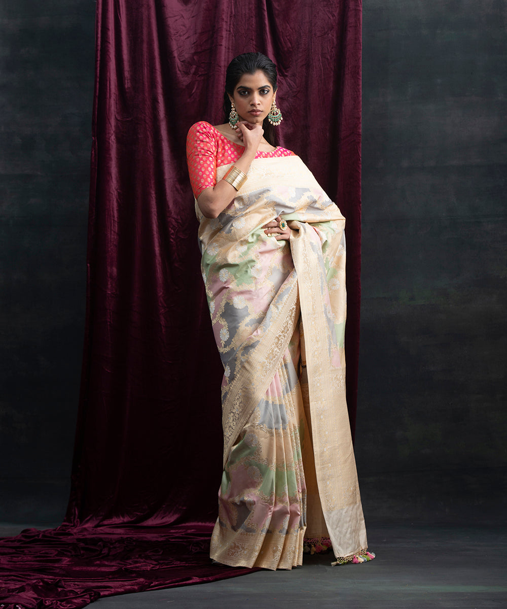 Handloom_Pastel_Hued_Pure_Katan_Silk_Kadhwa_Rangkaat_Banarasi_Saree_WeaverStory_02