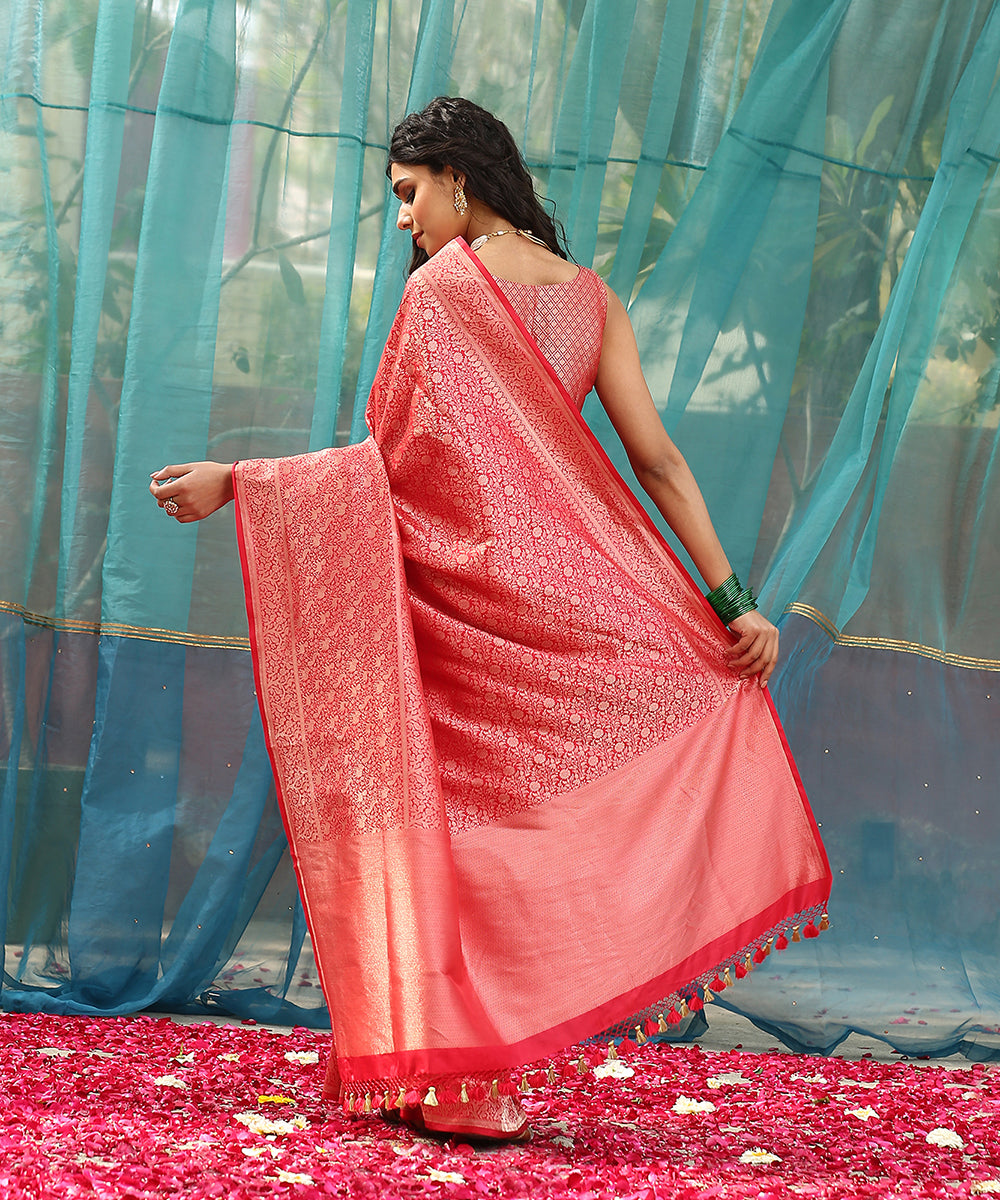 Handloom_Red_Brocade_Shikargah_Pure_Katan_Silk_Banarasi_Saree_WeaverStory_03
