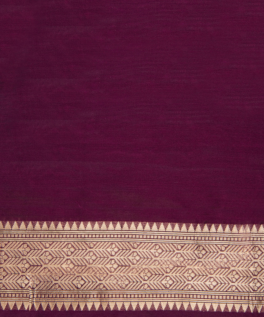 Wine_Handloom_Sona_Rupa_Pure_Katan_Silk_Banarasi_Jangla_Saree_With_Pomegranate_Flowers_WeaverStory_05