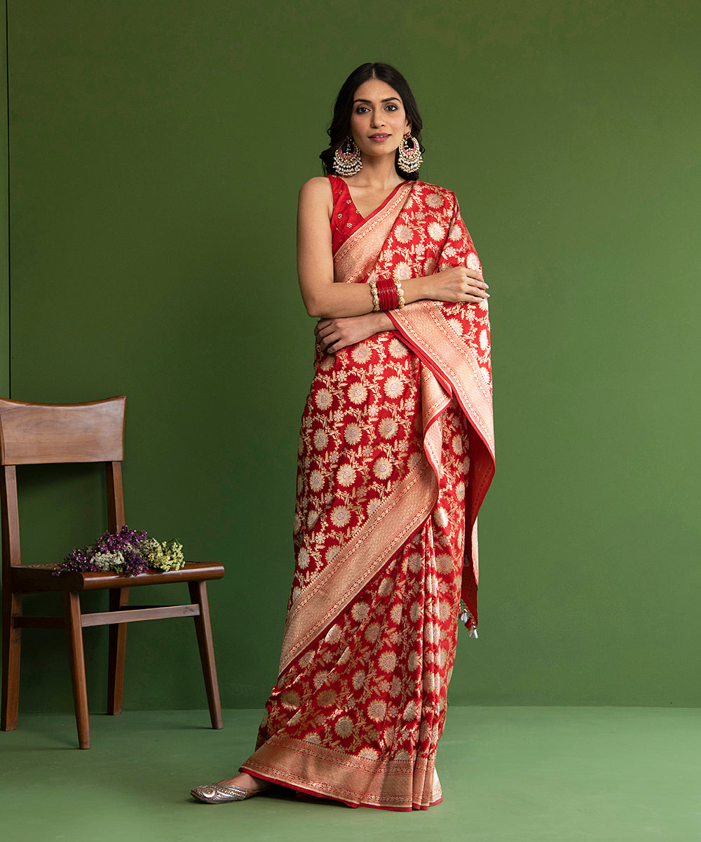 Handloom_Bridal_Red_Sona_Rupa_Jaal_Banarasi_Saree_in_Pure_Katan_Silk_WeaverStory_02