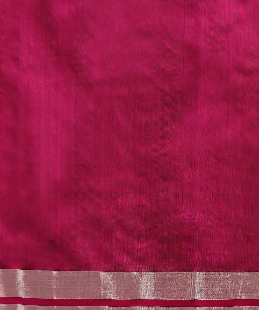 Plum_Handloom_Chanderi_Silk_Saree_With_Nandi_Motifs_In_Silver_Zari_WeaverStory_05