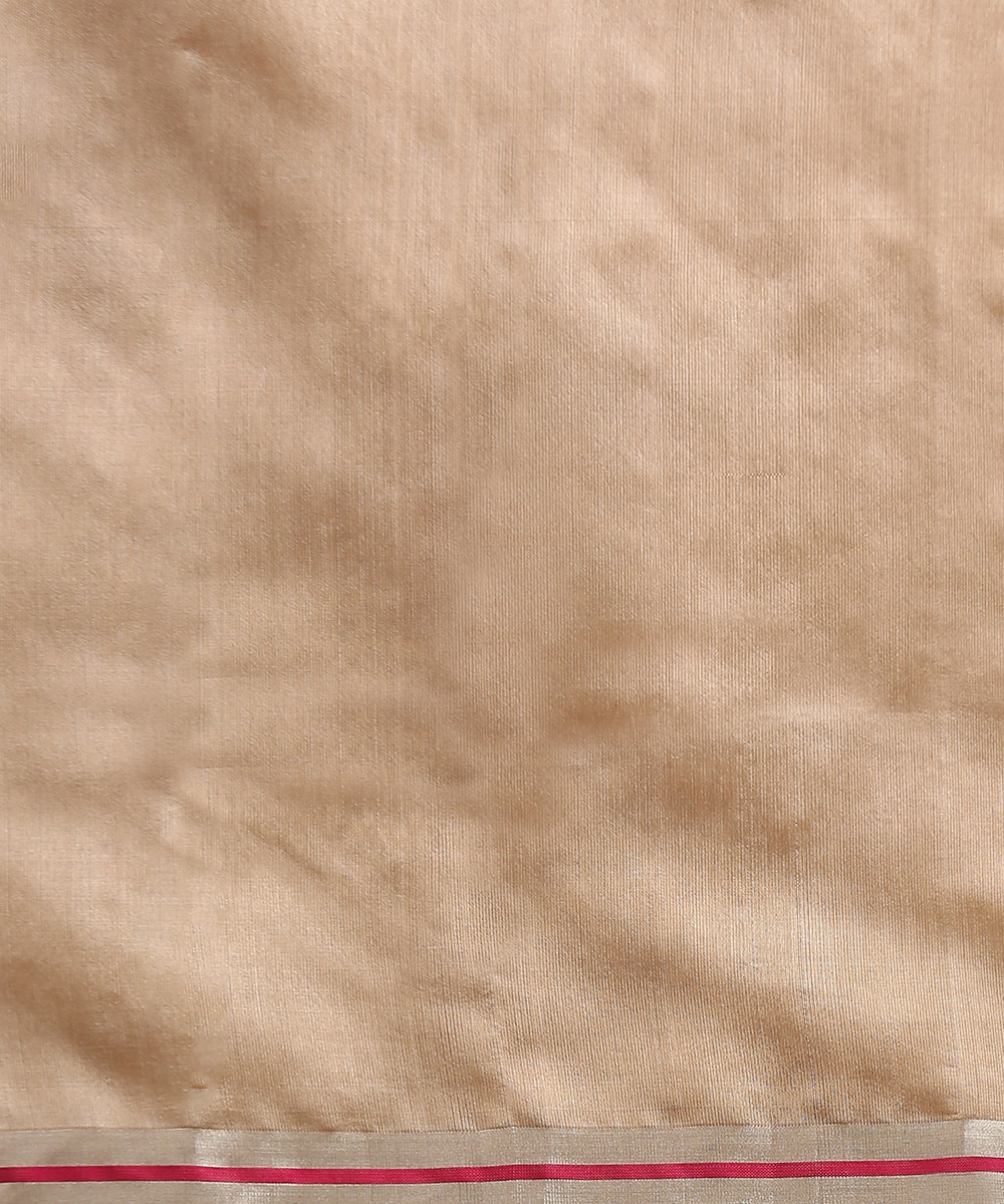 Handloom_Beige_Chanderi_Silk_Saree_With_Silver_Zari_Floral_Motif_WeaverStory_05