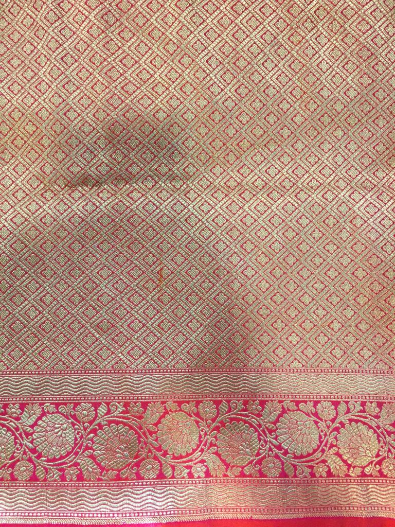 Handloom_Pink_Cutwork_Katan_Silk_Banarasi_Saree_with_Bootis_and_Heavy_Brocade_Blouse_WeaverStory_05