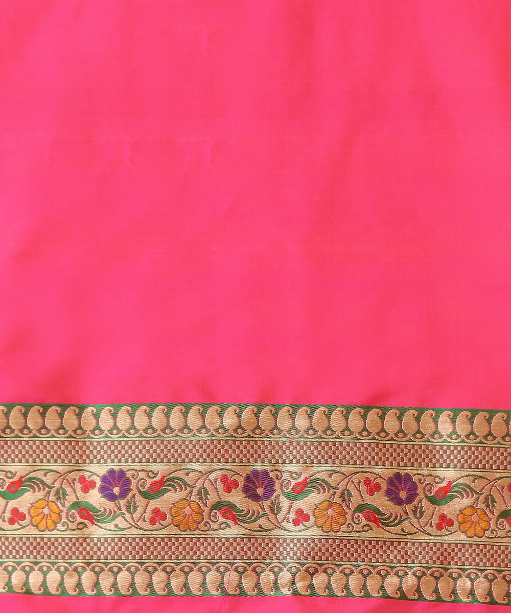 Rani_Pink_Handloom_Double_Warp_Pure_Katan_Silk_Banarasi_Patola_Saree_WeaverStory_05
