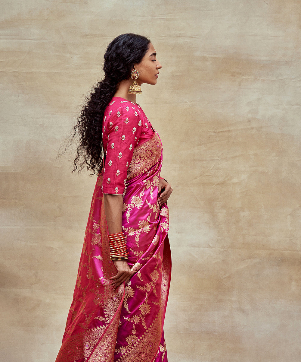 Handloom_Plum_Pure_Katan_Silk_Banarasi_Saree_with_Sona_Rupa_Jaal_WeaverStory_02