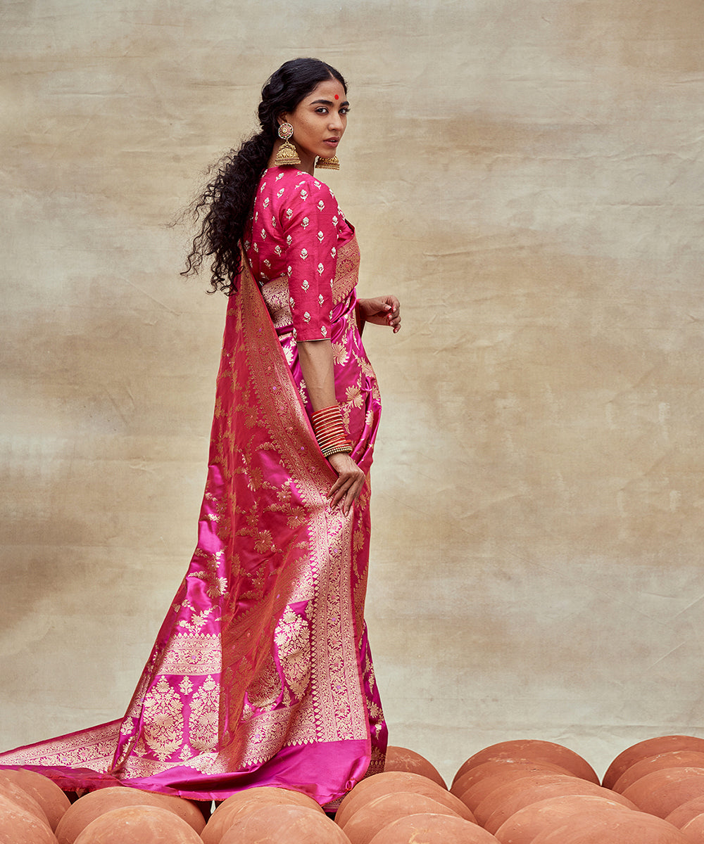 Handloom_Plum_Pure_Katan_Silk_Banarasi_Saree_with_Sona_Rupa_Jaal_WeaverStory_05