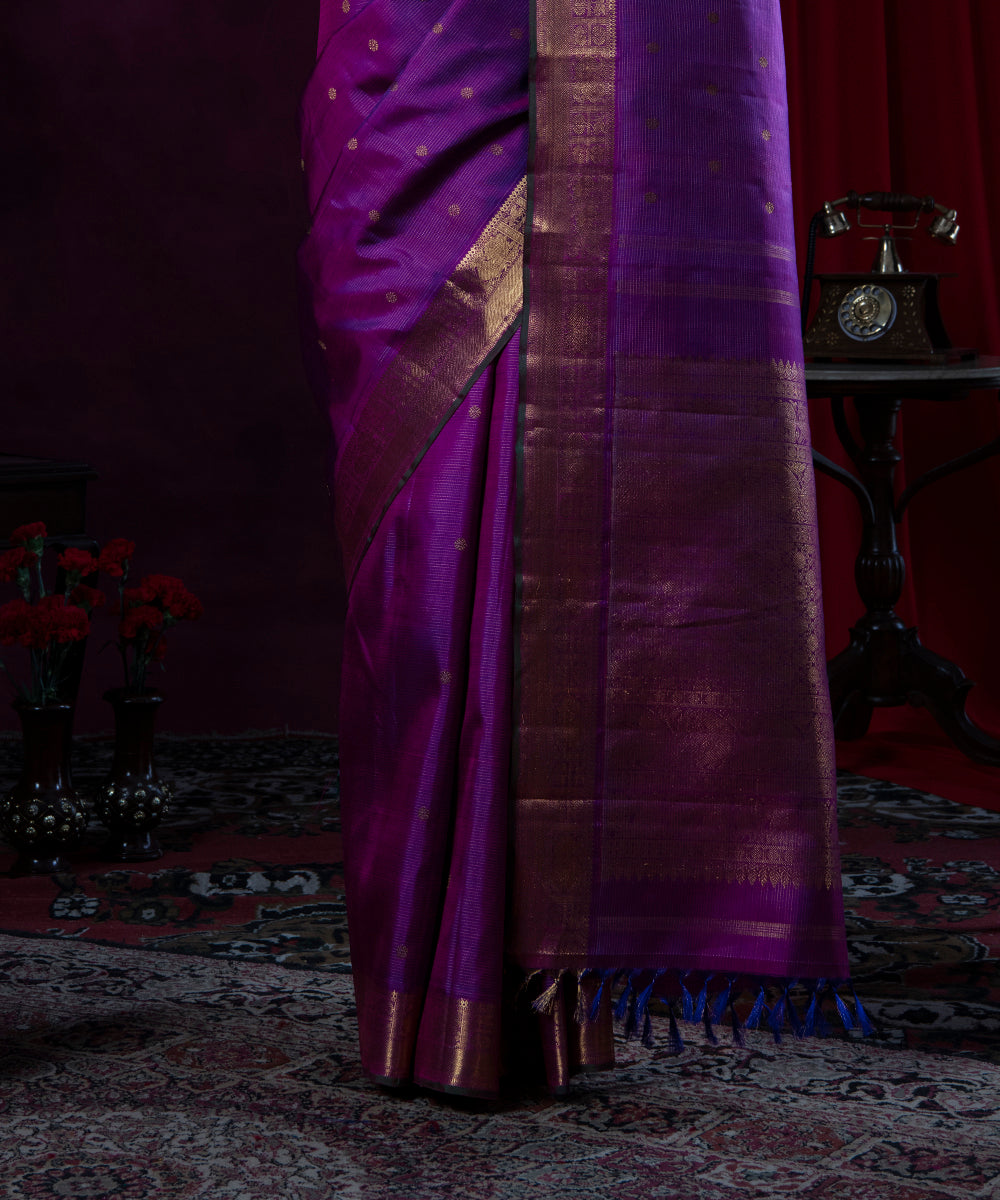 Purple_Handloom_Vaira_Oosi_Pure_Zari_Kanjivaram_Silk_Saree_WeaverStory_04