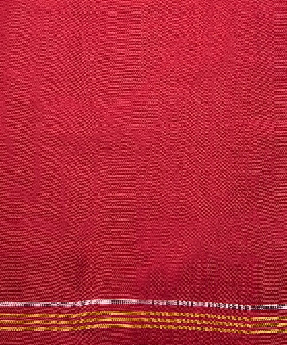 Handloom_Blue_And_Red_Ikat_Weft_Dye_8_Ply_Mulberry_Silk_Patola_Saree_WeaverStory_05