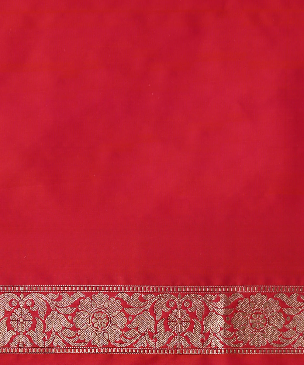 Pink_And_Orange_Handloom_Pure_Katan_Silk_Banarasi_Saree_With_Broad_Zari_Border_WeaverStory_05