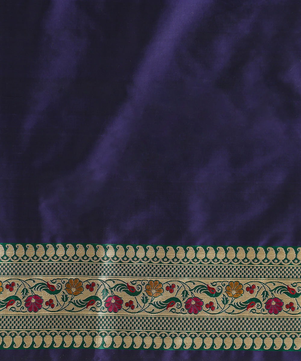 Handloom_Dark_Blue_Double_Warp_Pure_Katan_Silk_Banarasi_Patola_Saree_with_Meenakari_WeaverStory_05