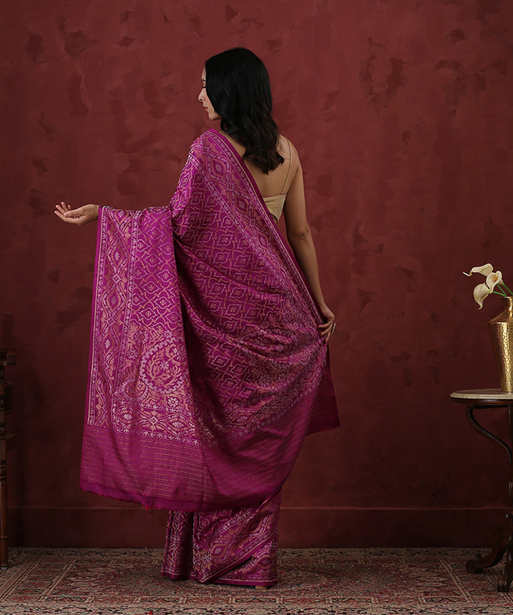 Purple_Handloom_Pure_Katan_Silk_Ektara_Jamdani_Banarasi_Saree_WeaverStory_03