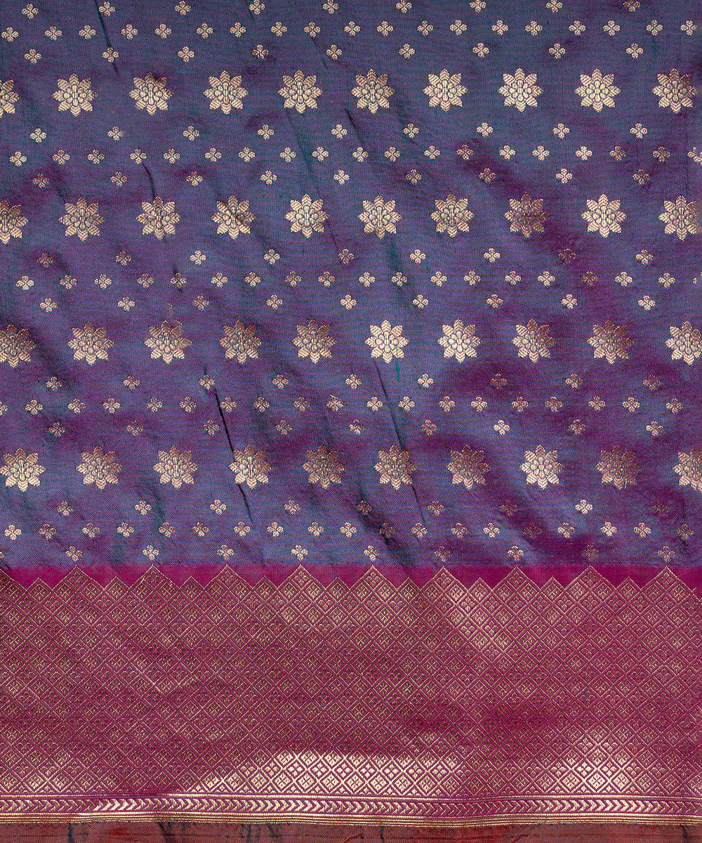 Green_Handloom_Pure_Katan_Silk_Brocade_Banarasi_Saree_With_Pink_Border_WeaverStory_05