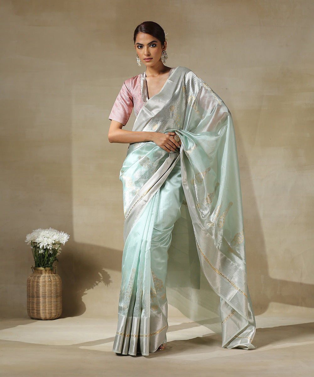 Handloom_Light_Blue_Broad_Zari_Border_Chanderi_Silk_Saree_WeaverStory_02