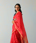 Handloom_Red_Silk_Chanderi_Saree_With_Zari_Squares_WeaverStory_01