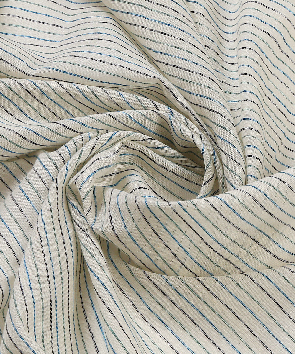 Handloom_Off_White_Cotton_Jamdani_Saree_With_Konia_Pallu_WeaverStory_06