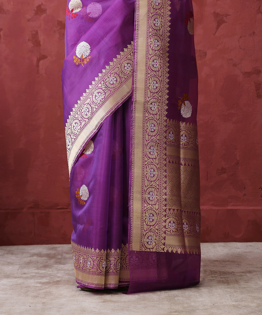 Handloom_Purple_Sona_Rupa_Kora_Silk_Banarasi_Saree_WeaverStory_04
