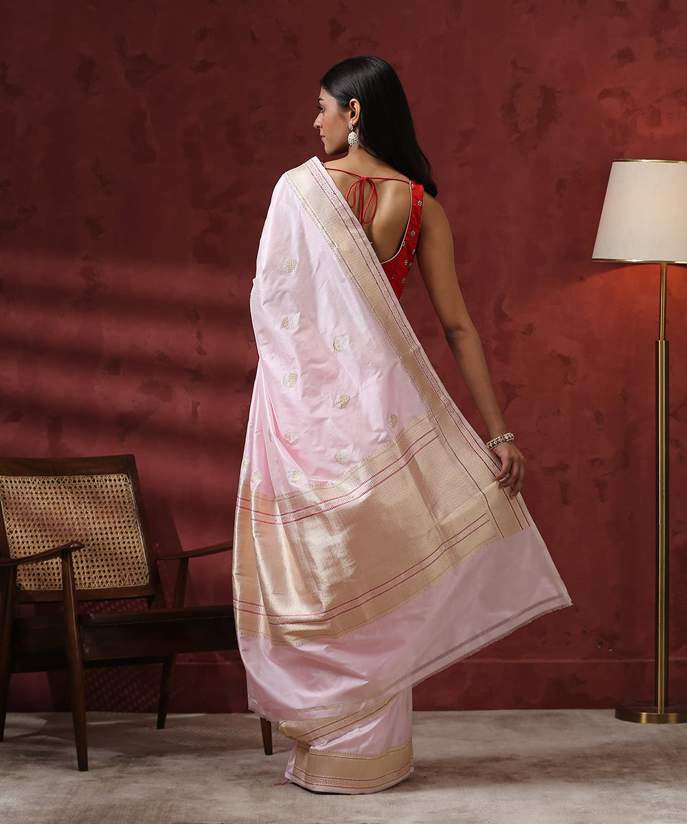 Pink_Handloom_Sona_Rupa_Pure_Katan_Silk_Banarasi_Saree_WeaverStory_03