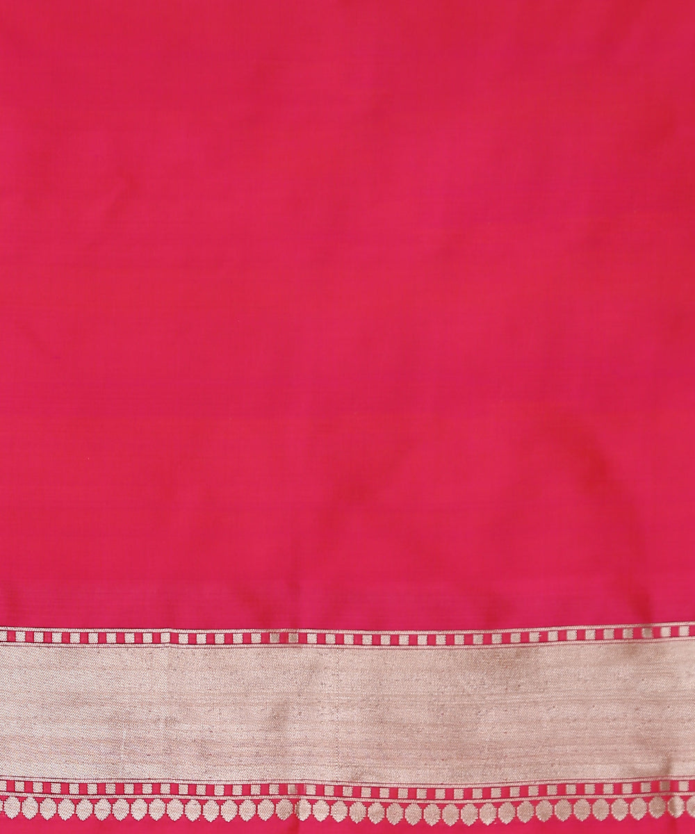 Handloom_Hot_Pink_Pure_Katan_Silk_Banarasi_Saree_with_Parrot_Motifs_WeaverStory_05