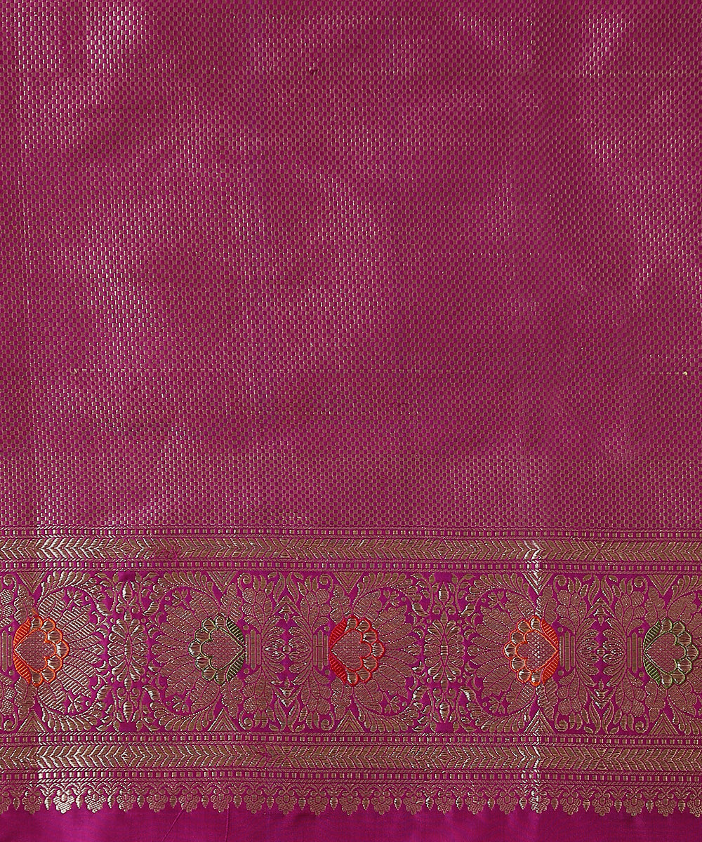Handloom_Purple_Pure_Katan_Silk_Kahdwa_Jangla_Banarasi_Saree_WeaverStory_05