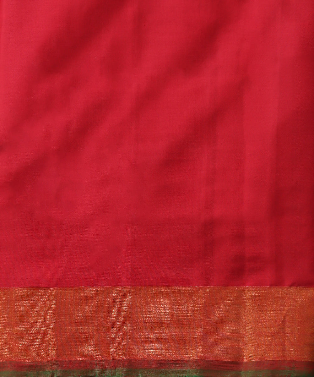 Handloom_Red_Mulberry_Silk_Plain_Patola_Saree_WeaverStory_05