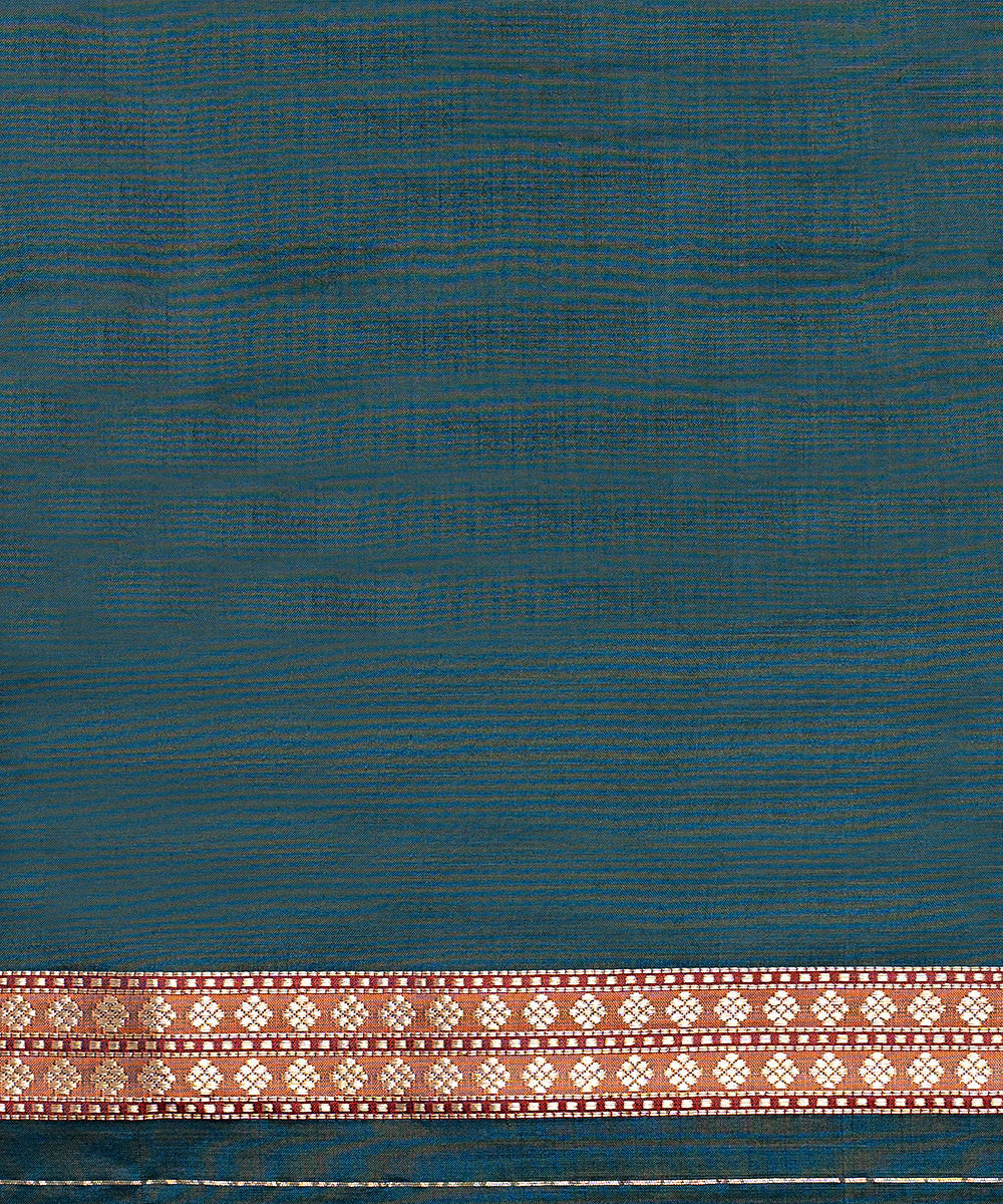 Handloom_Mustard_Pure_Katan_Silk_Multi_Border_Banarasi_Saree_With_Zari_Tanchoi_Weave_WeaverStory_05