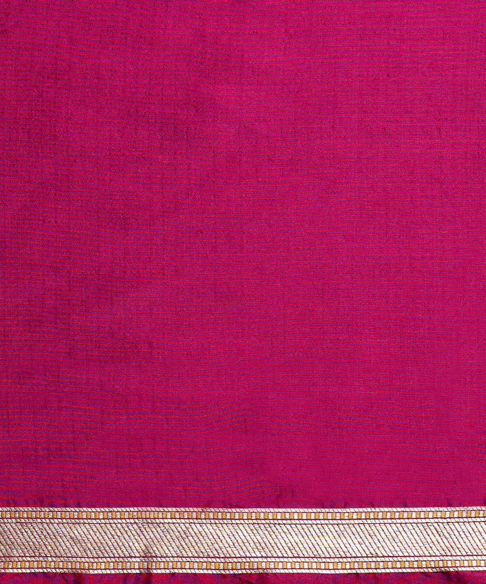 Wine_Handloom_Gul_Kimkhab_Pure_Katan_Silk_Banarasi_Saree_WeaverStory_05