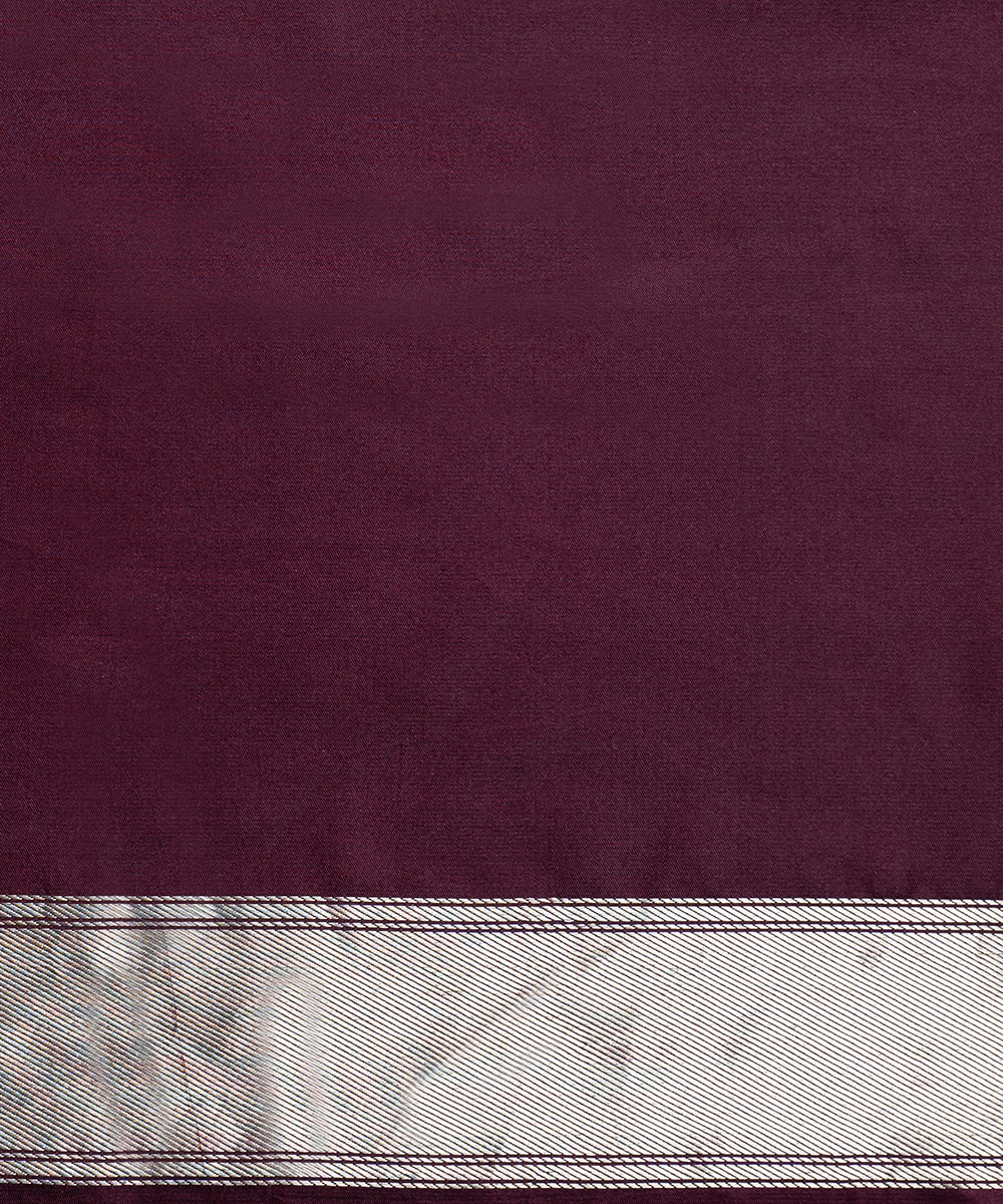 Handloom_Wine_Tissue_Silk_Brocade_Banarasi_Saree_WeaverStory_05