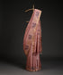 Handloom_Peach_Kosa_Silk_Saree_With_Peacock_Motif_In_Border_WeaverStory_01
