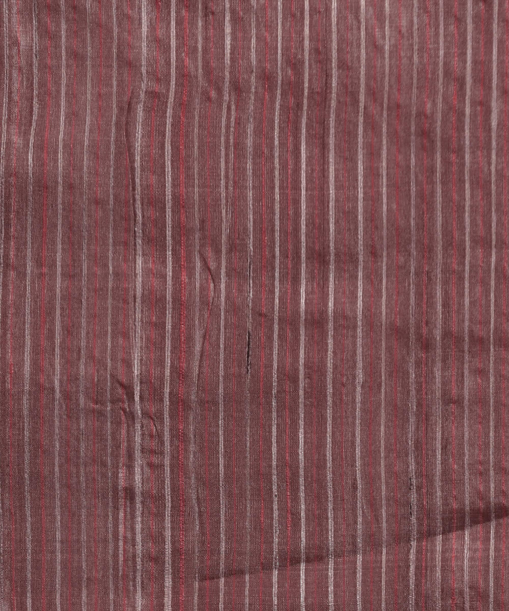 Onion_Pink_Handloom_Kosa_Silk_Saree_With_Temple_Border_In_Beige_WeaverStory_05