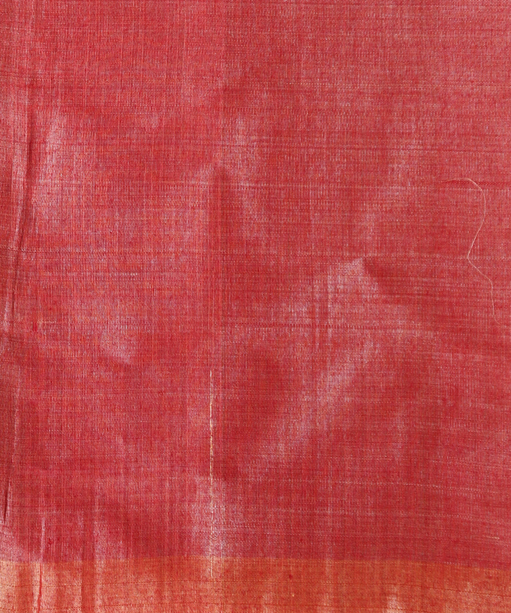 Handloom_Maroon_Pure_Kosa_Silk_Saree_WeaverStory_06