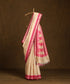 Beige_Handloom_Pure_Kosa_Silk_Saree_With_Pink_Temple_Border_WeaverStory_01