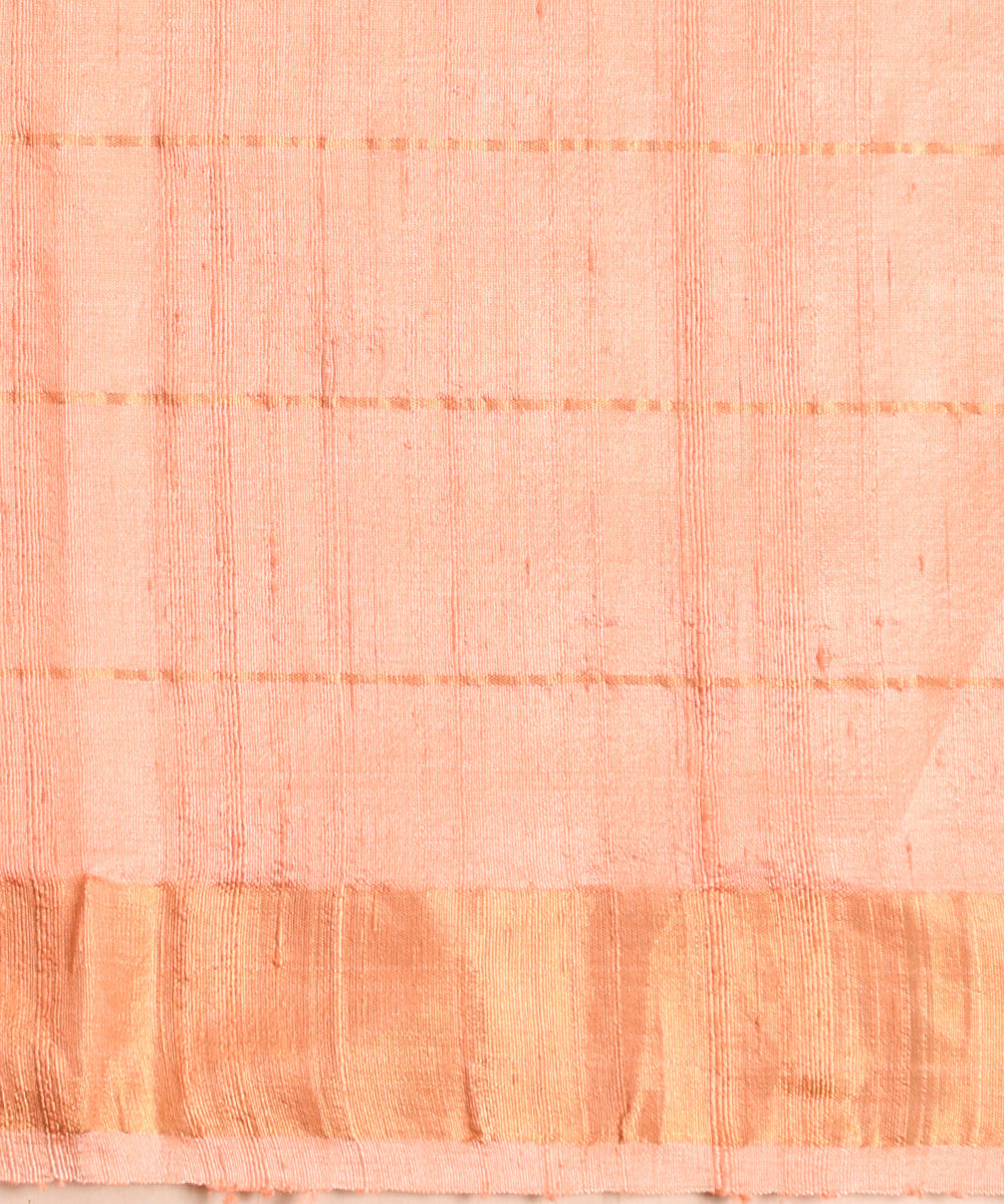 Handloom_Pink_Pure_Kosa_Silk_Saree_WeaverStory_06