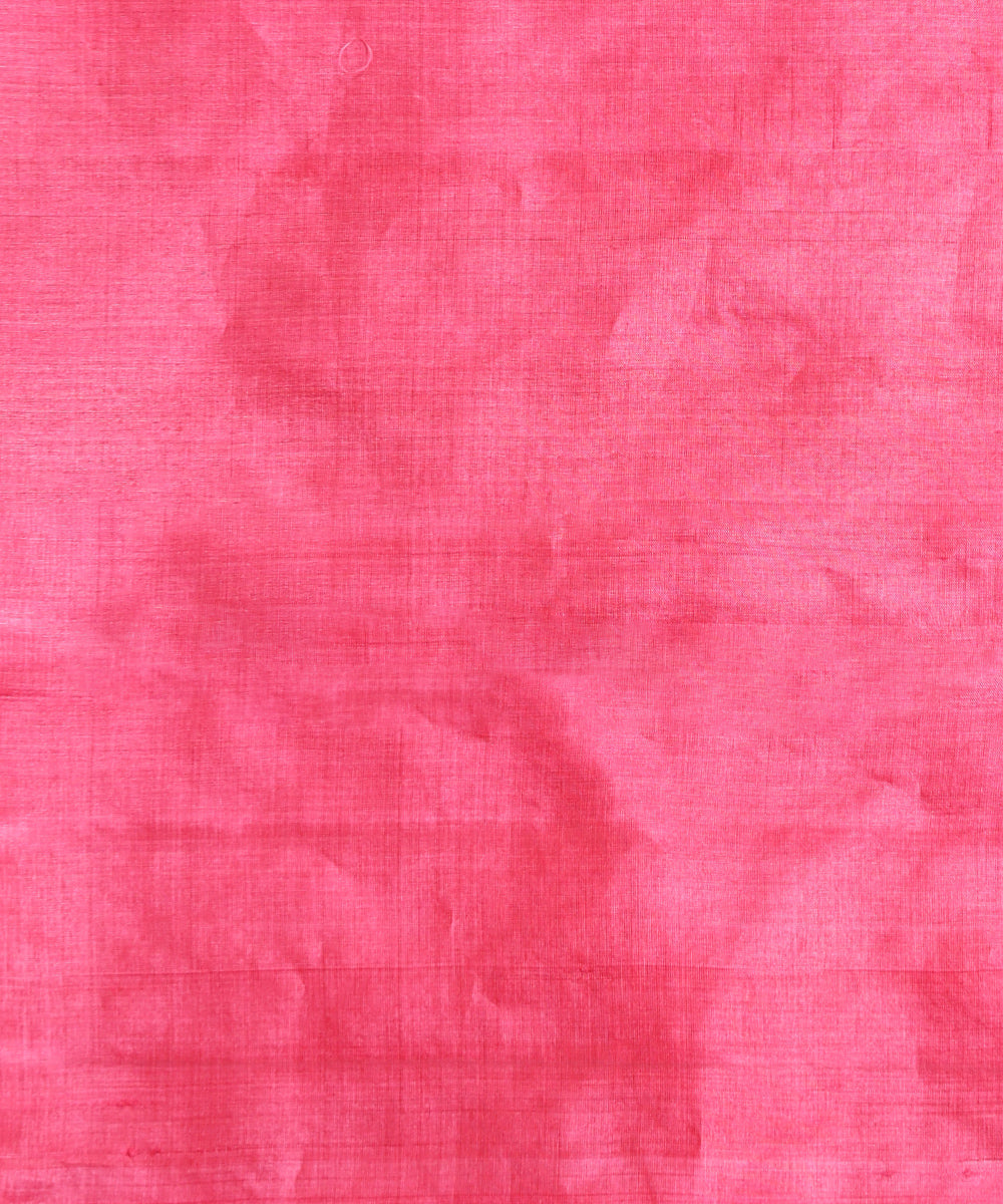 Dark_Grey_And_Pink_Handloom_Pure_Kosa_Silk_Striped_Saree_WeaverStory_06