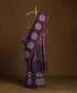 Navy_Blue_Handloom_Pure_Kosa_Silk_Saree_With_Floral_Border_And_Palla_WeaverStory_01